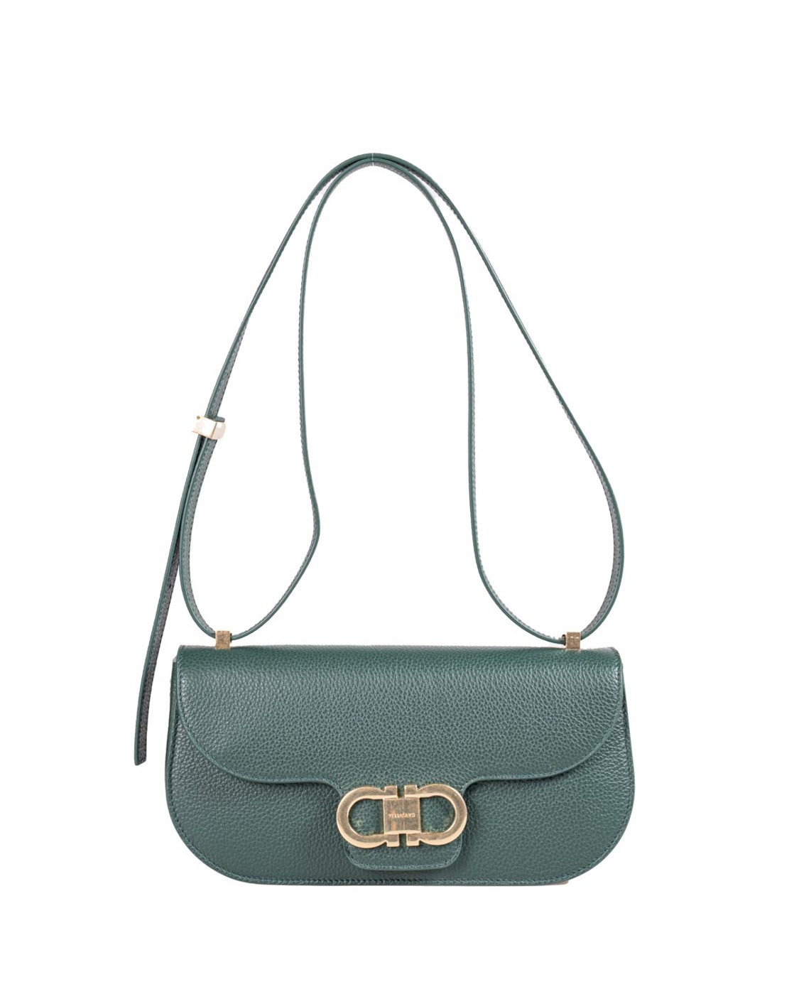 shop SALVATORE FERRAGAMO  Borsa: Salvatore Ferragamo borsa a tracolla East-West Double Gancini.
Patta frontale decorata dalla fibbia con doppio Gancini. 
Tasca frontale a soffietto e fessure interne per organizzare gli spazi. 
Da indossare a spalla o cross body grazie alla tracolla passante, regolabile e rimovibile.
A) Altezza 13.5 CM  B) Lunghezza 25.0 CM  C) Profondità 5.0 CM
Luce tracolla: 51 cm
Composizione:  100% Pelle.
Made In ITALY. 210A073-784612 number 685746